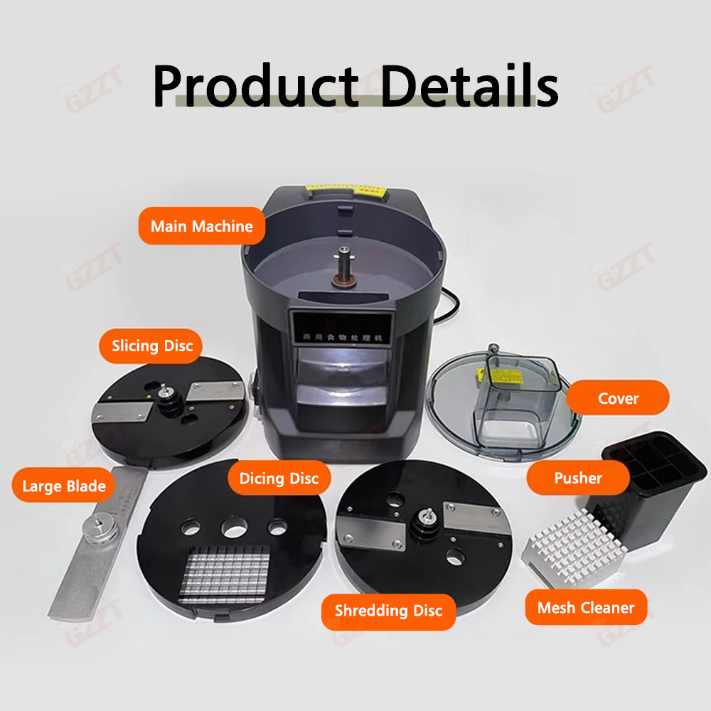 Multifunctional Commercial Industrial Electric Vegetable Fruit Chopper Slicer Smart Multi Purpose Food Fruit Vegetable Processor