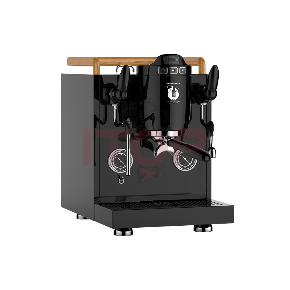 9 Bar Imported Rotary Pump Dual Boiler Coffee Machine Single Group Cappuccino Commercial Best Espresso Caffe Maker