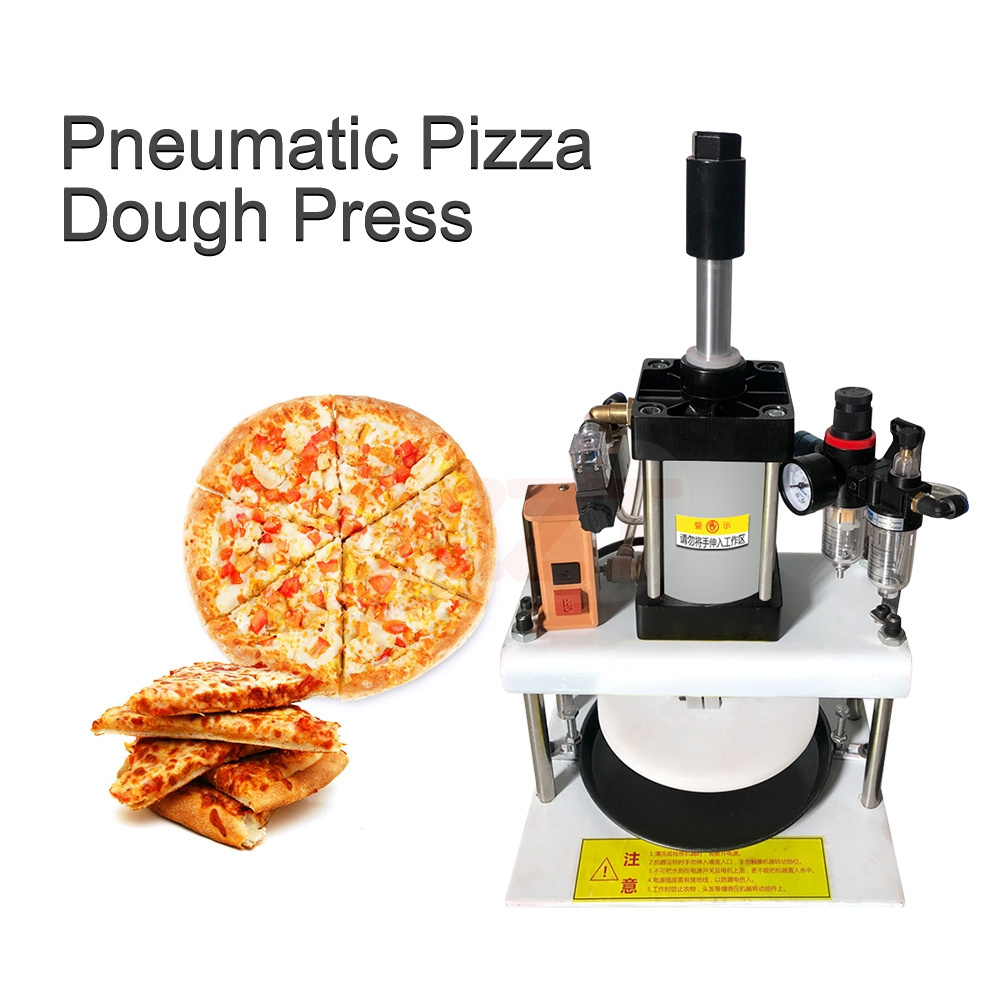 18-30CM Low Price Pneumatic Pizza Dough Pressing Machine Naan Bread Crust Making Machine Energy Saving Pizza Dough Press Machine