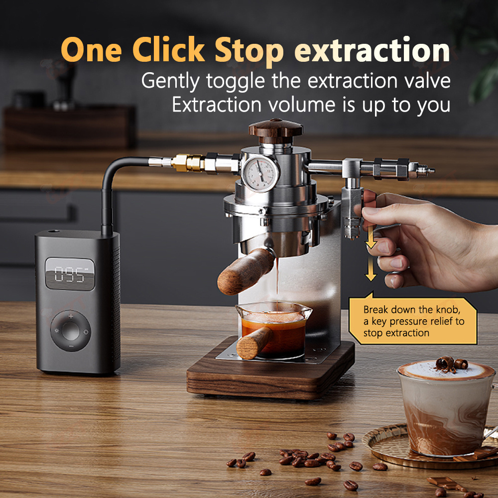 Pneumatic Variable Pressure Espresso Machine Italy 16 bar Coffee Machine Home Hotel Office Professional Cappuccino Coffee Maker