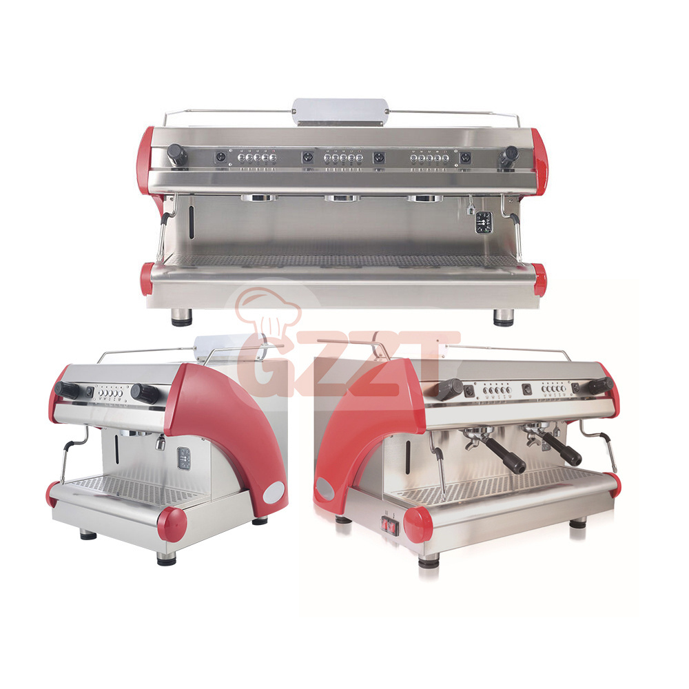 High End Small Automatic Maker Cappuccino Espresso One/Two/Three Groups Use Coffee Machine Commercial For Cafe Shop