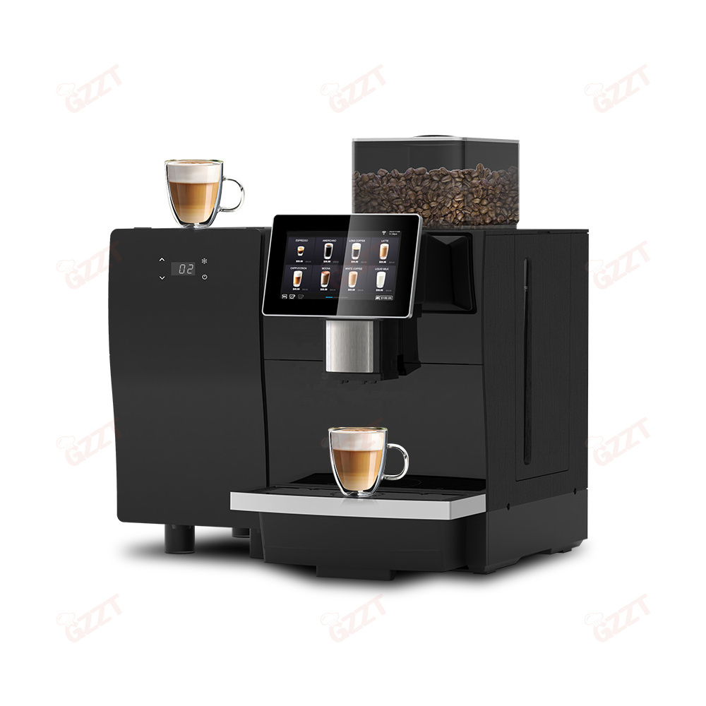 Best Selling programmable Espresso Coffee Machine 1.2kg Bean Box Dual Heating System Dual water supply 110v 220V Coffee Machine