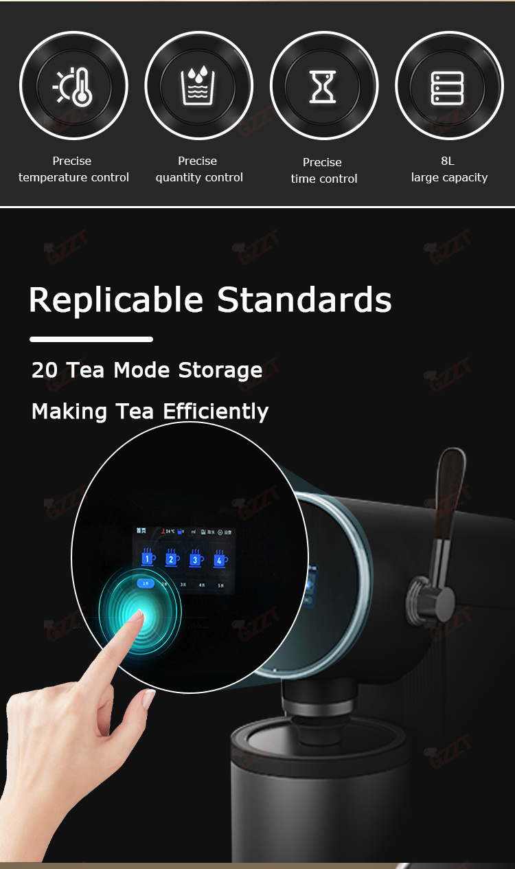 Milk tea chain stores Process standardization Multi-function Commercial Spray type Tea Brewer Commercial Coffee Brewer Machine