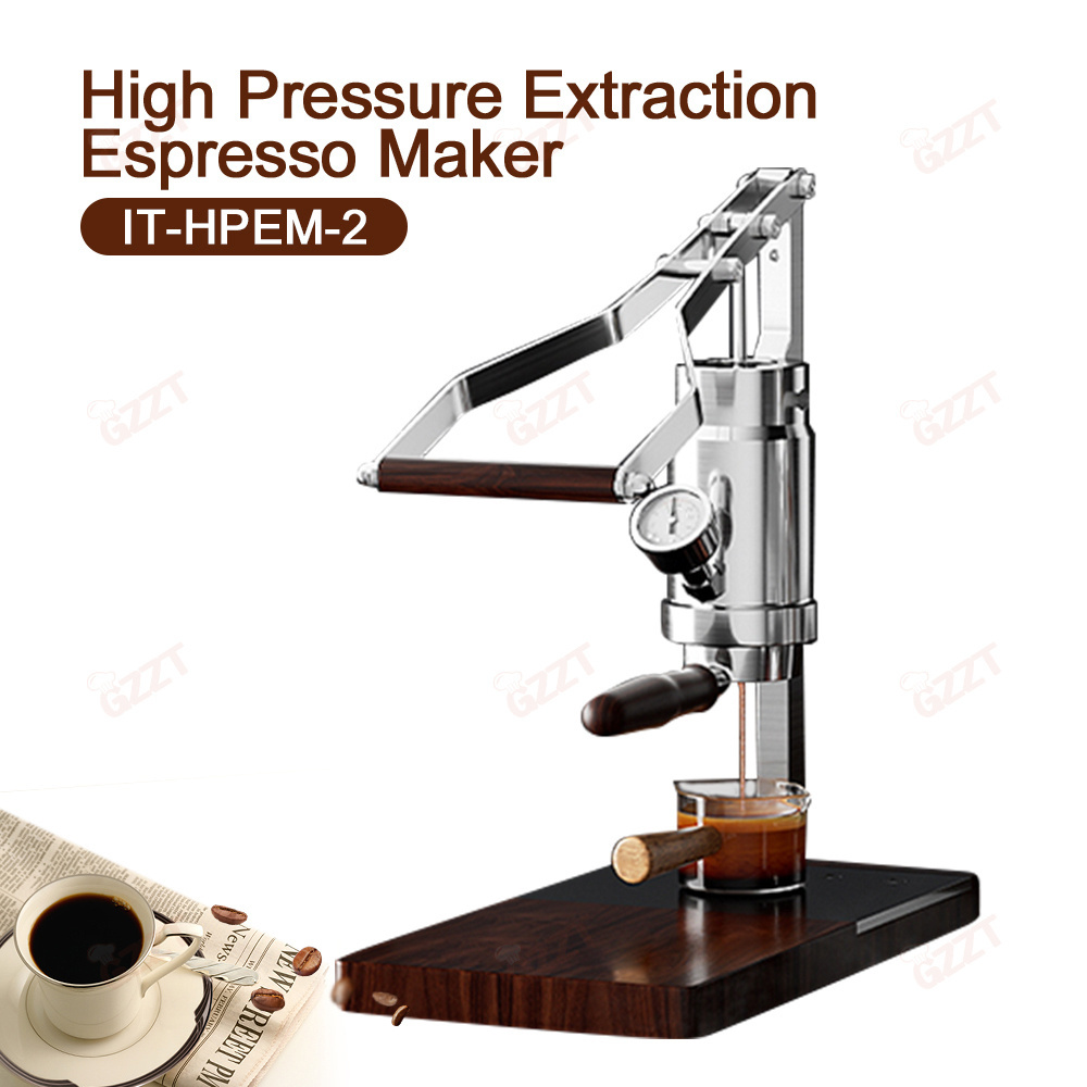 Wholesale Express 58mm Lever Pull Manual Stainless Steel Espresso Coffee Machine Italian Multifunctional Hand Press Coffee Maker