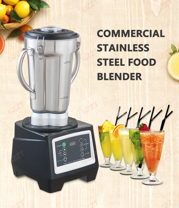 Multi-function 4l Commercial Kitchen Blender One Gallon Professional Smoothies Blender Smoothies Maker Industrial Food Processor