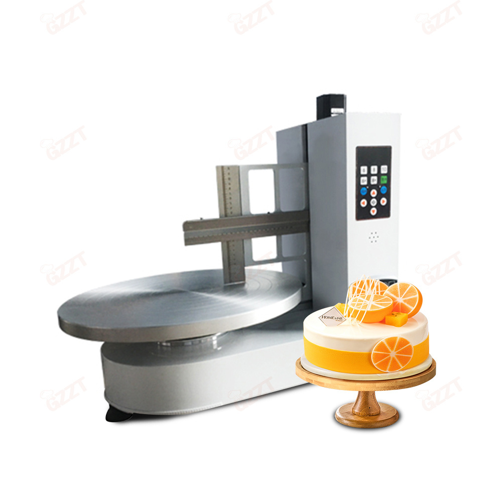 Speed adjustable 50cm Turntable Cream Cake Making Machine Birthday Cake Cream Decoration Machines Icing Coating Machine