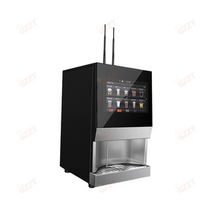 IOT control system 10 Kinds Beverages touch screen Commercial Table Coffee Making Equipment Hot Instant Milk Tea Vending Machine