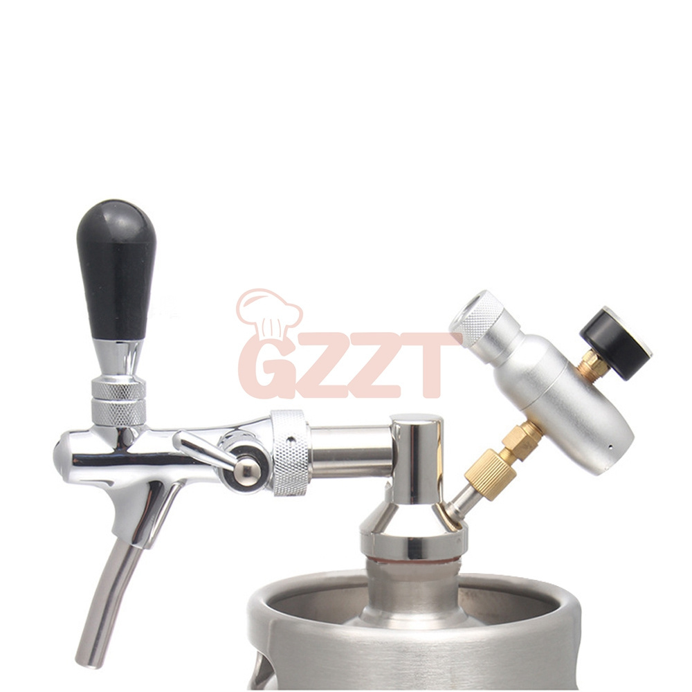 Draft Beer Growler Beer Barrels Stainless Steel 304 Mini Beer Keg 5L 10L 3.6L 4L 2L with CO2 Regulator