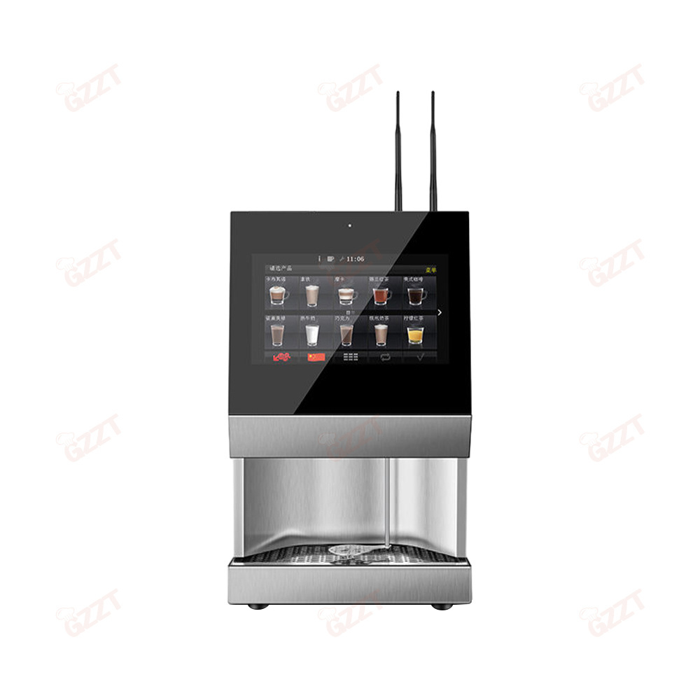 IOT control system 10 Kinds Beverages touch screen Commercial Table Coffee Making Equipment Hot Instant Milk Tea Vending Machine