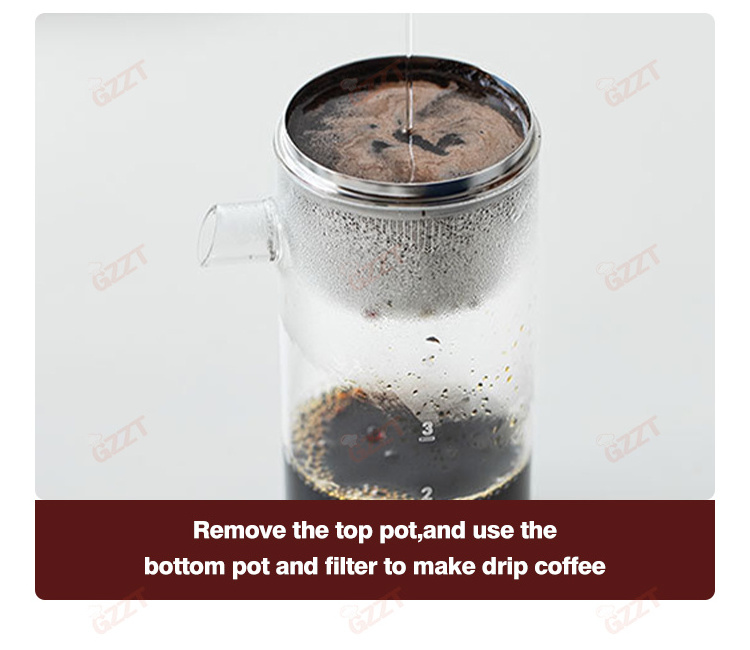 Barista 400ml Adjustable Speed Household Iced Coffee Cold Brewer Heat Resistant Glass Ice Dripper Dutch Hand Drip Coffee Maker