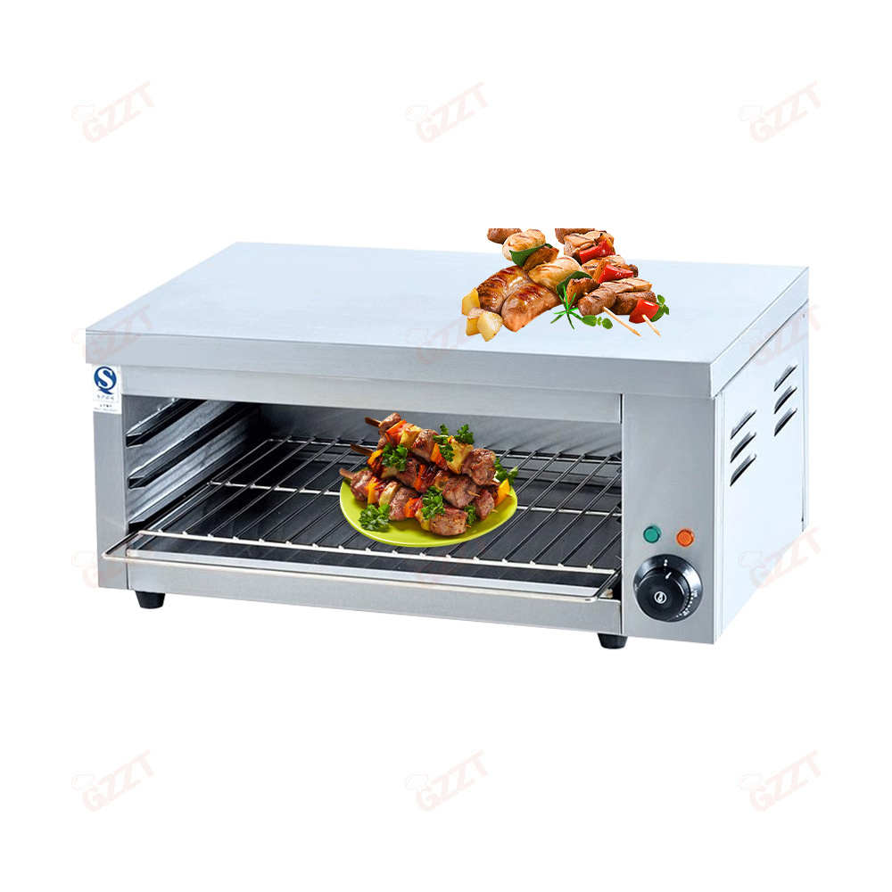 Professional Commercial Gas Salamander With 4/6 Burner Table Stainless Steel Roaster Industrial Electric Griller Face fire stove