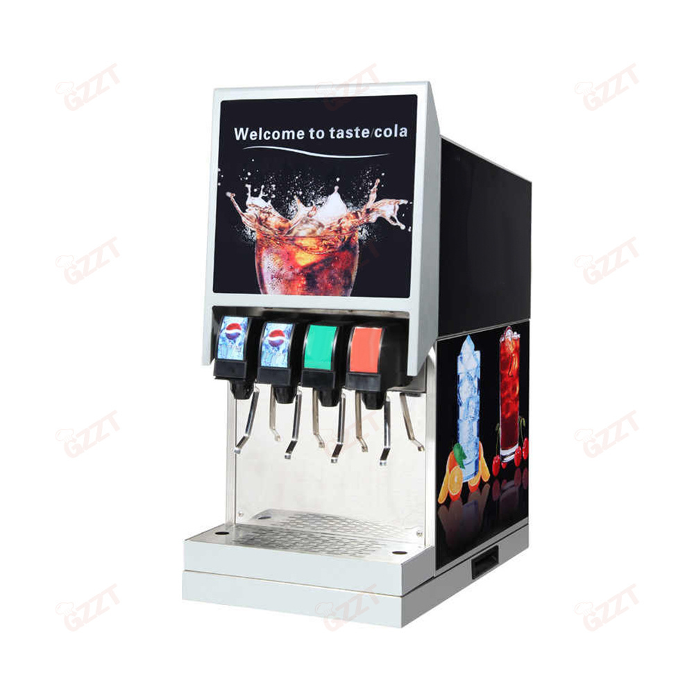 OEM ODM Commercial Soda Post Mix Soda Fountain Dispenser With 3/4/5/6 Valves Carbonated Beverage Cold Drink Machine