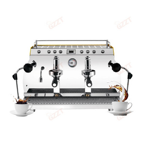 Best 2 Group Semi Automatic Commercial Espresso Coffee Machine Cafeteras Italian Professional Espresso cappuccino Making Machine