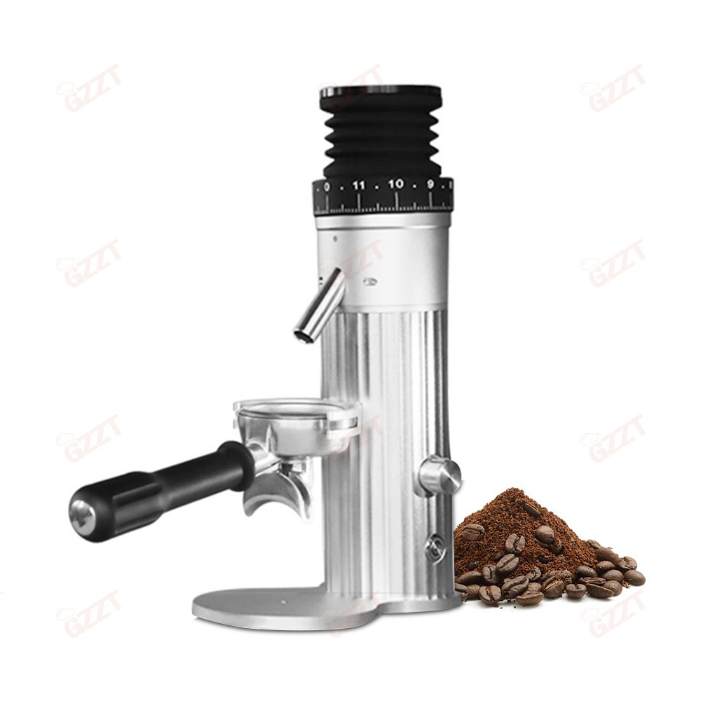 50-390 RPM Silent Automatic Electric Coffee Grinder 60MM Cone Titanium Burr Visible variable low Speed Coffee Grinding Machine