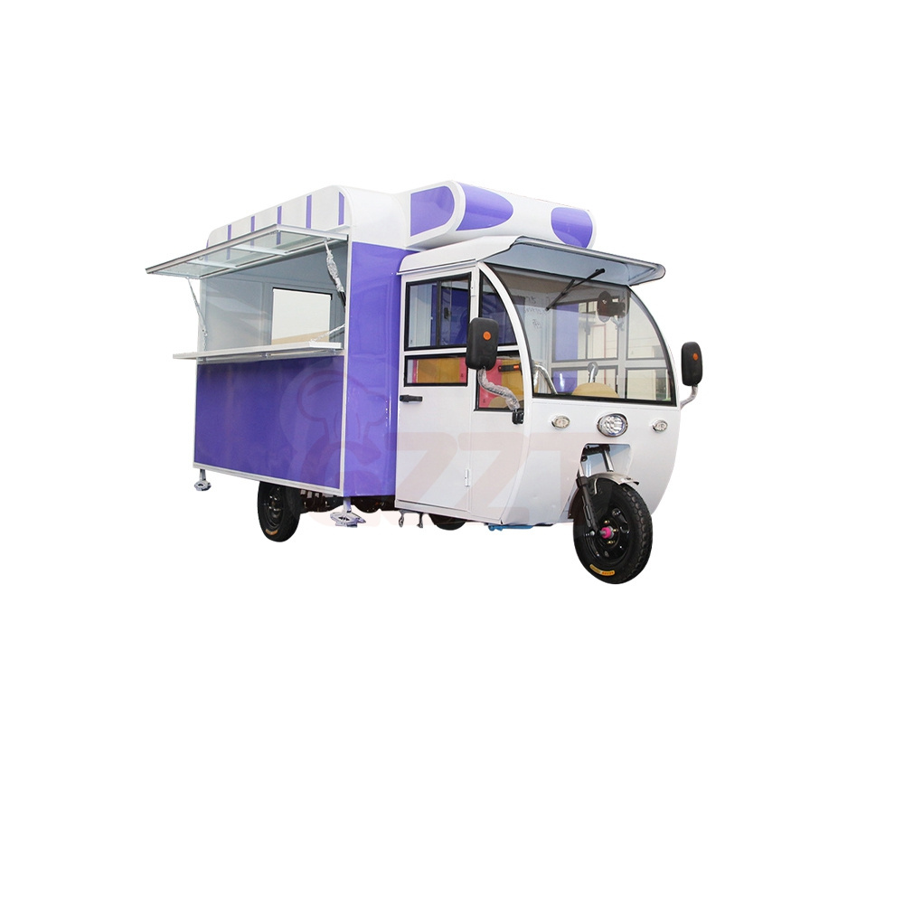 Customized Tricycle Food Truck/ Coffee Food Truck/ Mobile Food Kiosk Catering Trailer Used Food Trucks