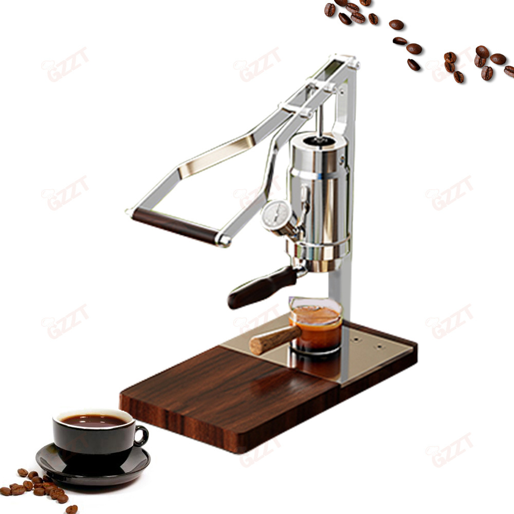 Simple Intelligent temperature control system Manual Hand Press Drip Coffee Maker Portable Stainless Steel Espresso Coffee Maker