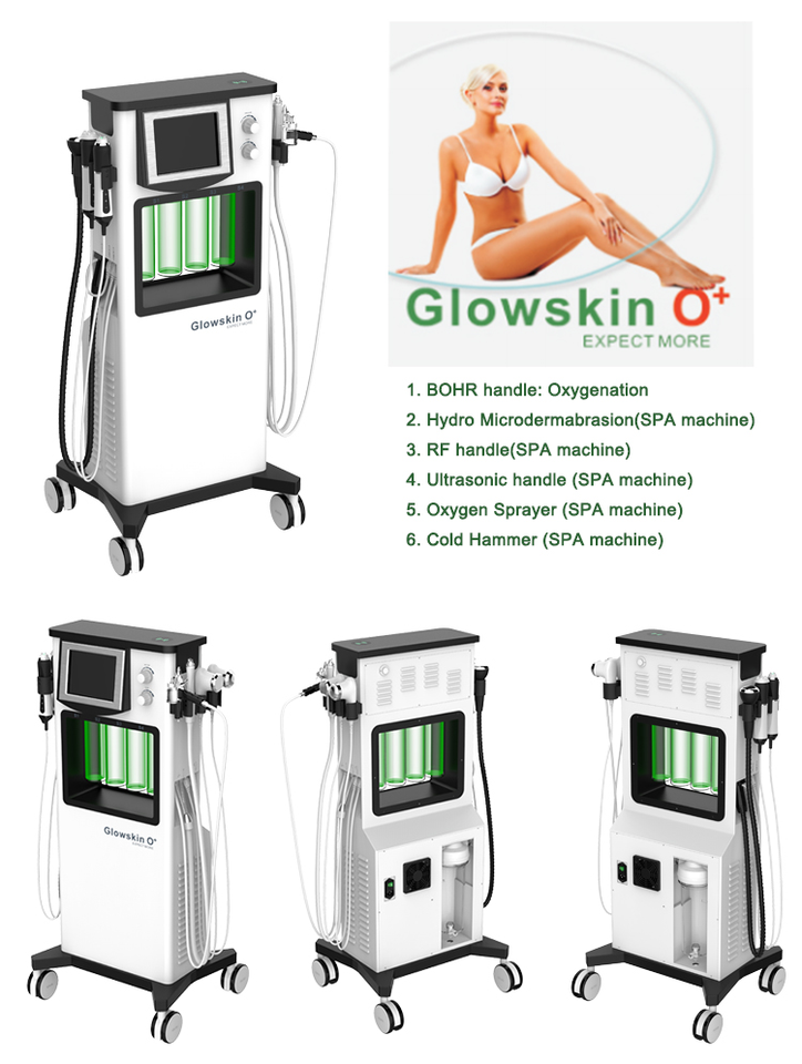 Coweroay Manufacturer Glowskin O+ Carboxytherapy Device Facial Skin Care Machine Multi-functional Beauty Equipment SP30B