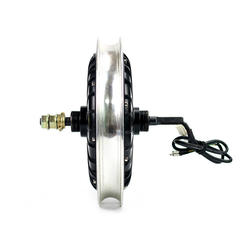 wholesale 14inch Hub Motor 48V 350W Motorcycle Electric Bike Conversion Kit BLDC Motor Electric Scooter Kit