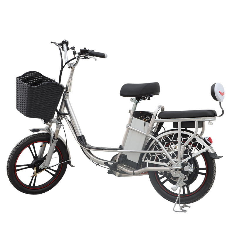 350w 2 Wheel Electric Scooter Moped With Pedals Electric Mini Bike For Adults