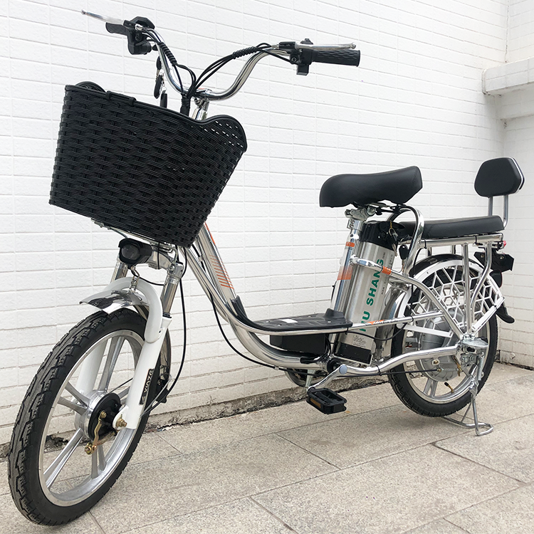 14inch 2 seats Two Wheel Electric Motorcycle Folding Mini City Bike  500W LCD Display 48V 8Ah 36V 10Ah for Wholesale