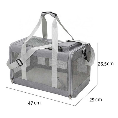 RTS Hot Sale Pet Carriers High Quality Durable Expandable Airline Approved Cat Bag Pet Carrier Bag For Travel