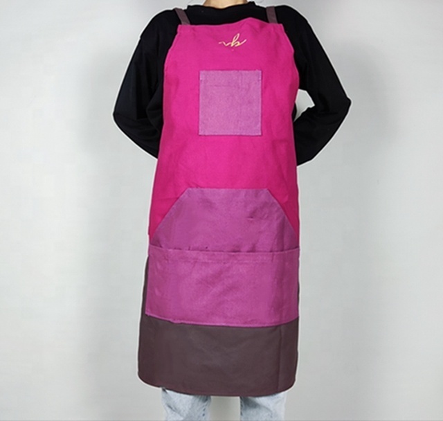 Factory Wholesale Custom Barista Apron Waterproof Garden Canvas Durable for Cleaning and Other Uses