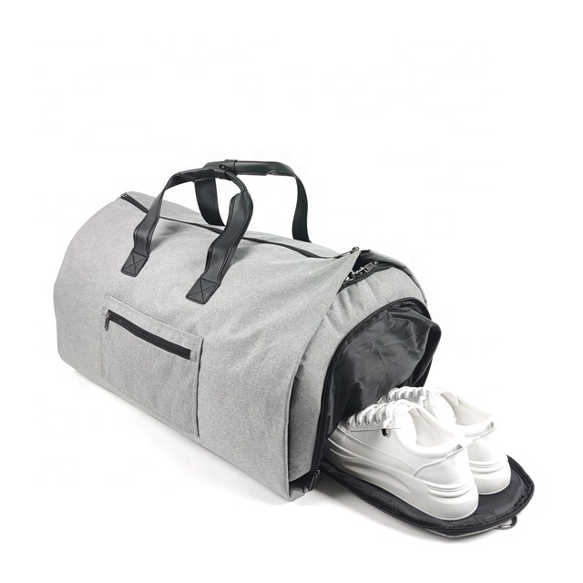 Wholesale Custom Travel Soft Carry On Garment Storage Large Duffle Polyester Foldable Garment Weekender Bag