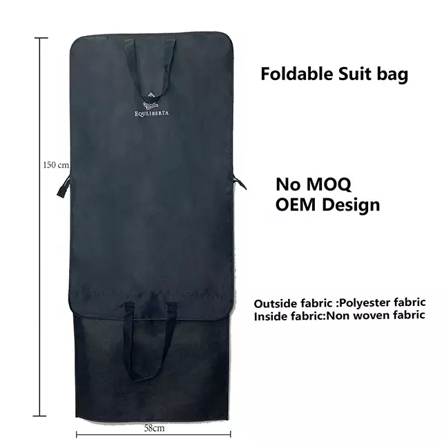 Travel Storage-Friendly Woven Suit Dust Cover Bag PP/EVA/Nylon/PEVA PVC Material for Sleeping Garment and Clothes Storage