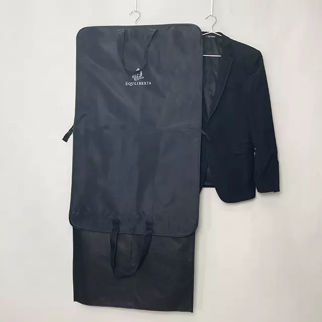 Travel Storage-Friendly Woven Suit Dust Cover Bag PP/EVA/Nylon/PEVA PVC Material for Sleeping Garment and Clothes Storage