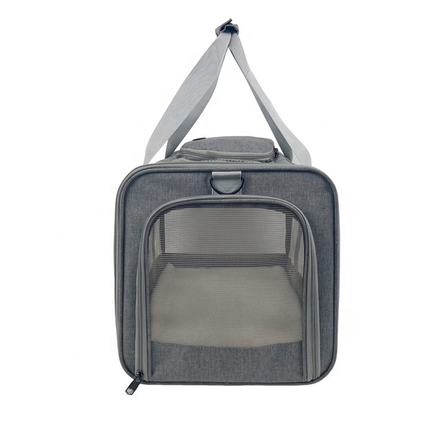 RTS Hot Sale Pet Carriers High Quality Durable Expandable Airline Approved Cat Bag Pet Carrier Bag