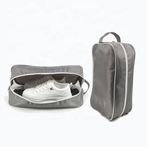 Custom Luxury Polyester Travel Zipper Shoe Bag Soccer Shoes Packaging Dust Proof  Shoes Bag For Travel