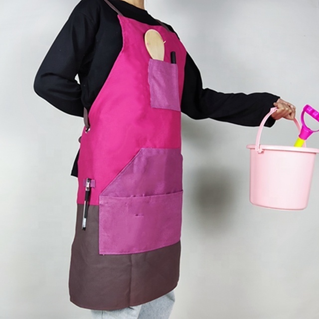 Factory Wholesale Custom Barista Apron Waterproof Garden Canvas Durable for Cleaning and Other Uses