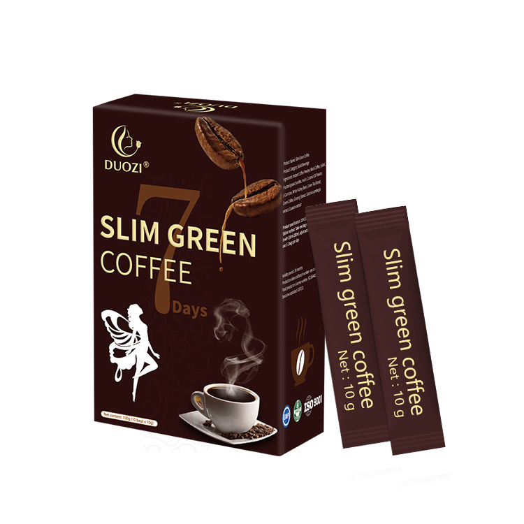 OEM Private Label Natural Healthy Diet Control Slim Green maca energy coffee Weight Loss Green Coffee