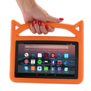 Children Kids Rubber Handle Shockproof EVA foam Stand Case Cover for Amazon Kindle fire 7 inch 2015/2017/2019 universal