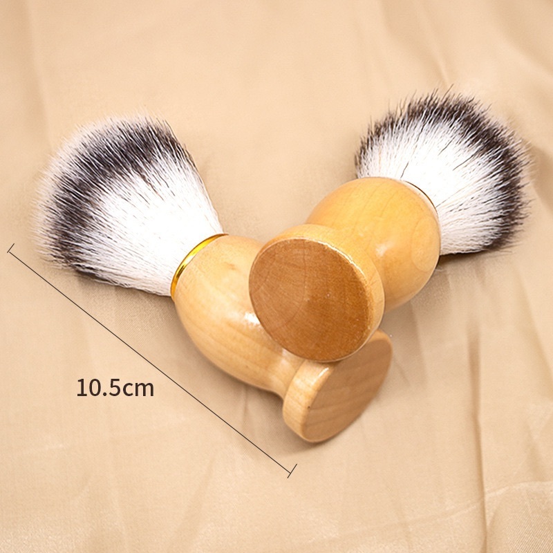 Siliconeed Made Size Hair Shaving Knots Silver Tip Synthetic Hair Knot for Shaving Brush Foam Wood Brush Wood Box for Grooming