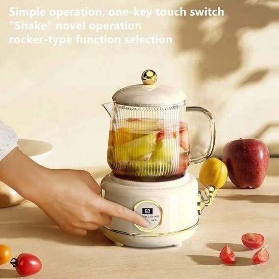 Glass Electric Kettle 220V Household Health Pot Automatic Electric Mini Water Kettle Cute Portable 400w Outdoor Tea Pot