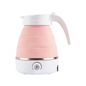 Travel Portable Foldable Electric Kettle Collapsible Water Boiler For Coffee Tea Fast Water Boiling Pot 600ML