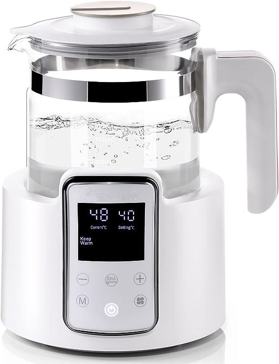 Electric Kettle Temperature Control with 6 Presets, 12h Keep Warm Baby Formula Kettle Hot Tea Maker