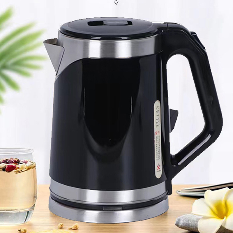 KY Electric Kettle Teapot 2 Liter Fast Water Heater Boiler Stainless Steel Kettle Auto Shut-Off Portable Water Kettle