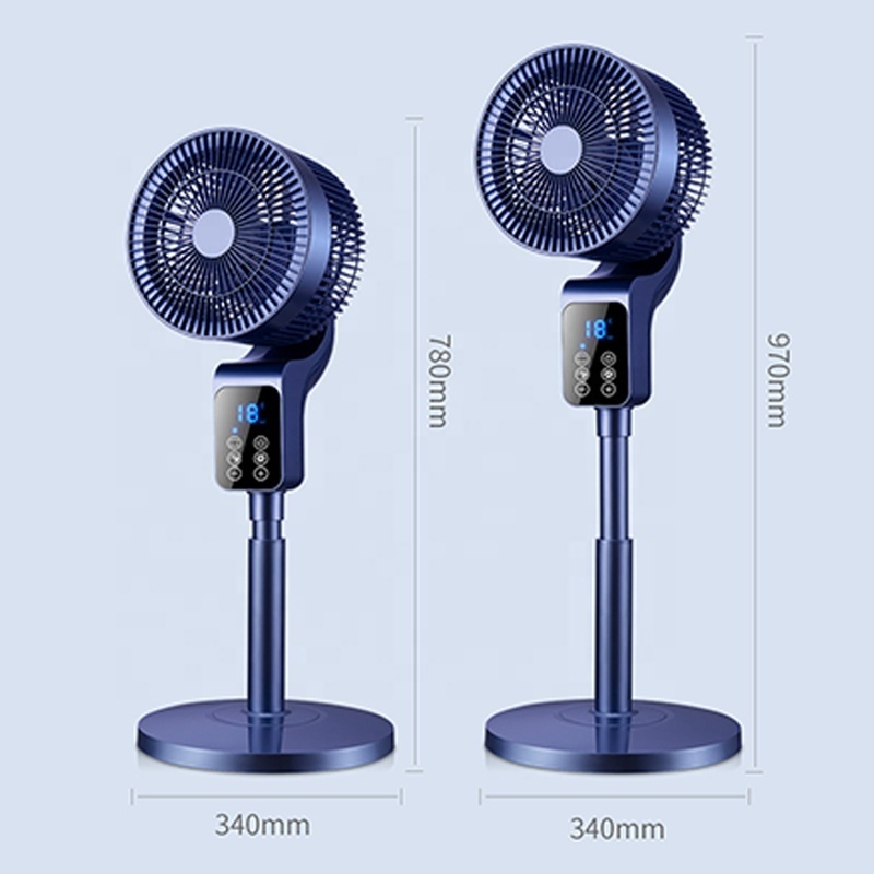 Home appliances for air purifier fan mini  portable solar fan 36 speed stand electric fan