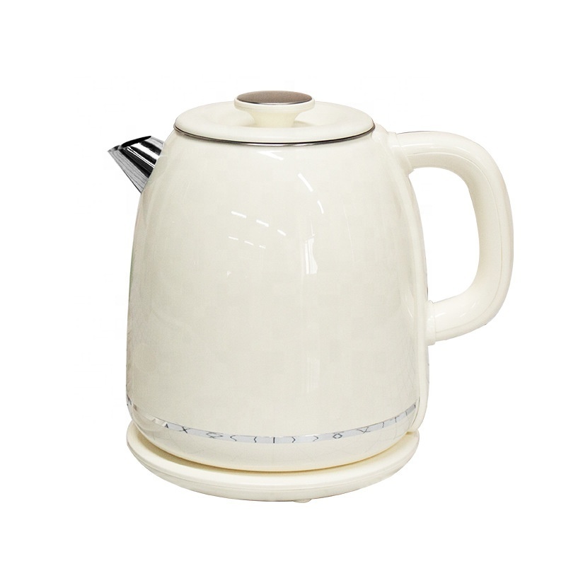 Cream style 2L large capacity electric kettle automatic power off double anti-hot 304 stainless steel household tea kettle