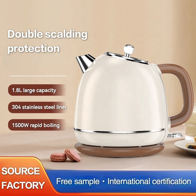 kitchen appliances 1.8L household electric kettle 304 stainless steel inner tank automatic power off  tea kettle electric