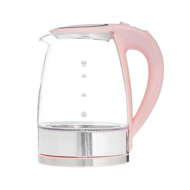 Glass Electric Kettle 1.8L - Rapid Boil, Sleek Design, and Safety Features - Perfect for Quick and Easy