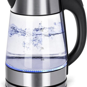 Glass Hot Water Kettle Electric for Tea and Coffee 1.7 Liter Fast Boiling Electric Kettle Cordless Water Boiler