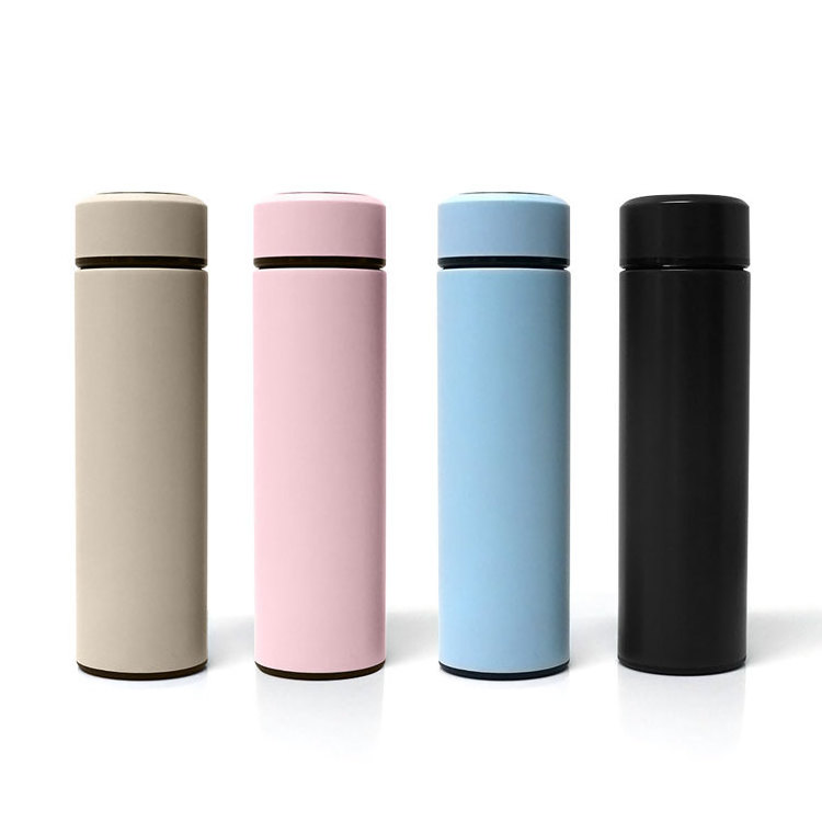 Factory provides the best-selling double wall stainless steel vacuum flask that can display the temperature of the water bottle