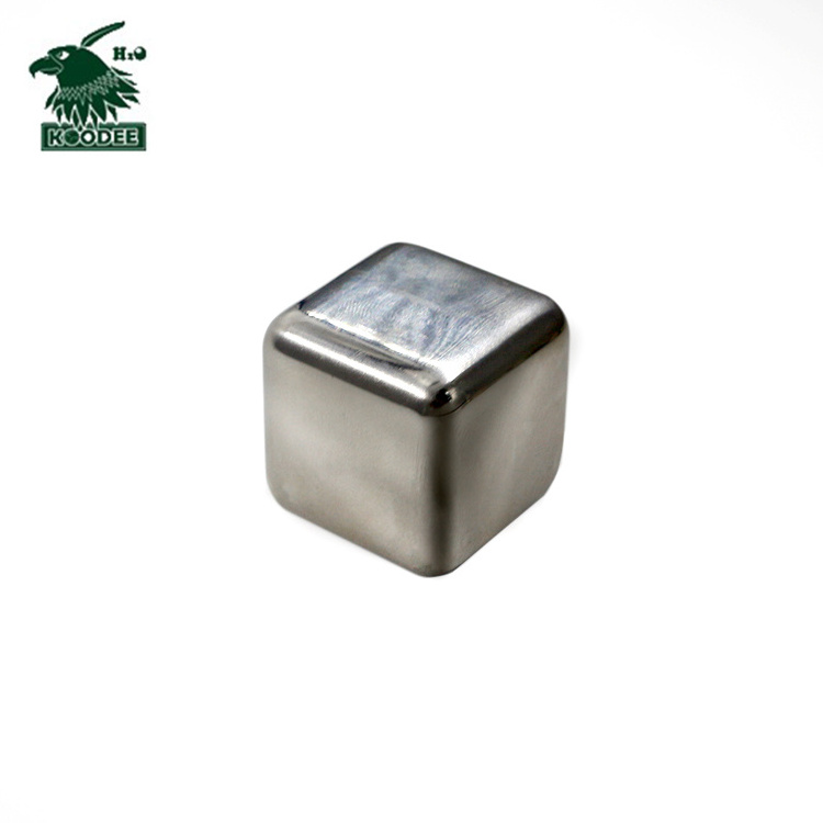 Wholesale Custom Engraved Stainless Steel Whisky Cooler Rocks/whisky Stones/wine Ice Cubes