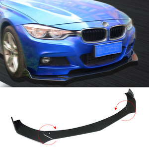 JDM Car 3 Pcs Front Bumper Lip Chin Spoiler Wing Body Kit