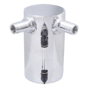 19mm Barb Aluminum Oil Catch Tank 0.5L, 3/4" Breather Tank Reservoir 500ml