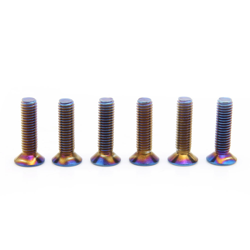 Blue Titanium Steering Wheel Bolts Screws,Color Wheel Bolts