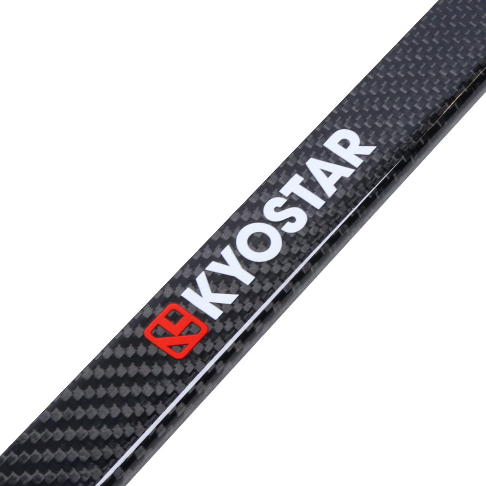 KYOSTAR 100% Real Carbon Fiber Black License Plate Frame Custom Logo for US Car